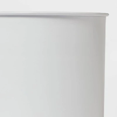 Solid Bathroom Wastebasket Can White - Threshold⢠- Image 3
