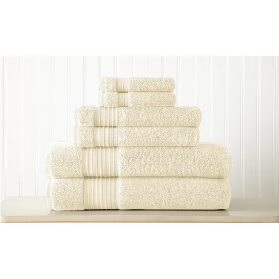 Modern Threads 6-Piece 100% Cotton Towel Set. - Image 9