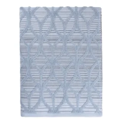 Alev Jacquard Bath Towel Blue - Linum Home Textiles