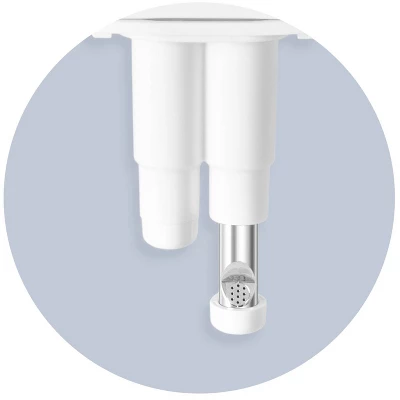 Non-Electric Bidet Attachment With Dual Nozzle And Cold Water White - Hulife - Image 4
