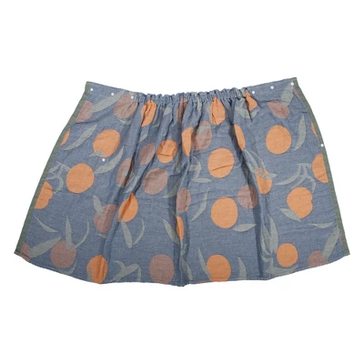 Unique Bargains Soft Absorbent Elastic Band Adjustable Button Towel Bath Wrap Blue 55.12" X 30.31" 1 Pc - Image 4