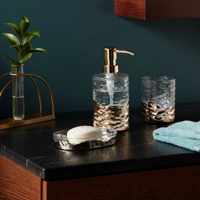 3pc Luxe Coordinate Bath Bundle Set - Thresholdâ˘