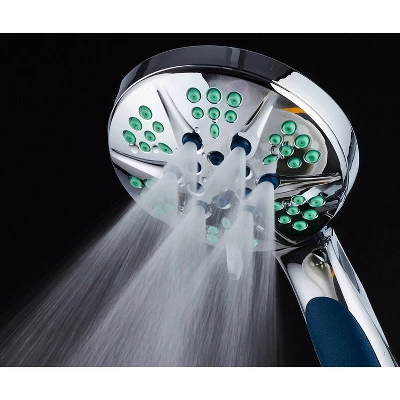 Six Setting High Pressure Ultra Luxury Handheld Shower Head Chrome - Hotelspa Notilus