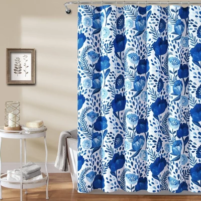 Poppy Garden Shower Curtain - Lush Décor - Image 7