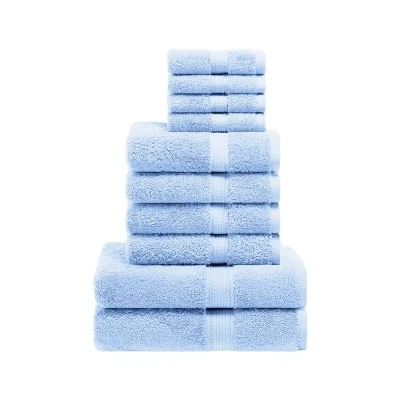 Premium Cotton 800 GSM Heavyweight Plush Luxury 10 Piece Bathroom Towel Set By Blue Nile Mills - Image 15