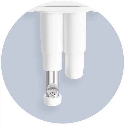 Non-Electric Bidet Attachment With Dual Nozzle And Cold Water White - Hulife - Image 3