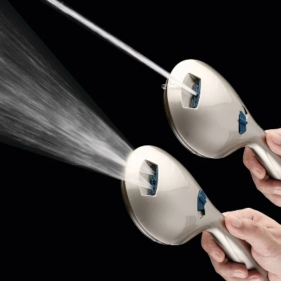 High Pressure 50 Mode Rain And Handheld Three Way Shower Head Combo Nickel - Aquabar - Image 3