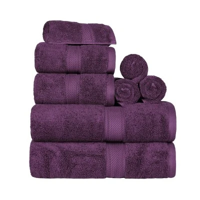 Luxury Premium Cotton 800 GSM Highly Absorbent 8 Piece Ultra-Plush Solid Towel Set By Blue Nile Mills - Image 20