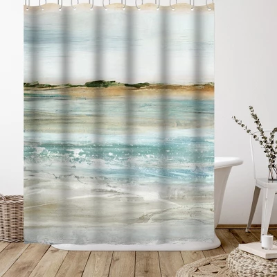 Americanflat 71" X 74" Shower Curtain Style 2 By PI Creative Art - Available In Variety Of Styles - Image 2