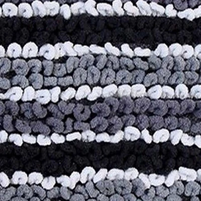 Luxurious Yarn Dyed Non-Skid Cotton Bath Rug 21" X 34" Multicolor By Castle Hill London - Image 2