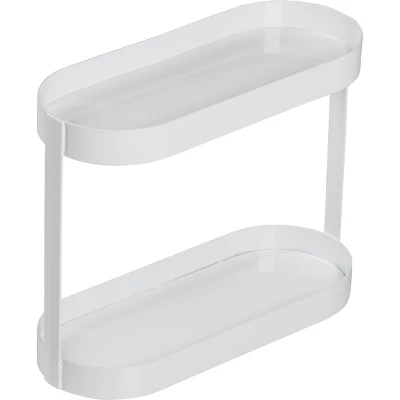 2 Tier Metal Bathroom Shelf White - Honey-Can-Do - Image 5