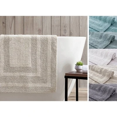 2pc Logan Bath Rug Set Light Gray - Eddie Bauer