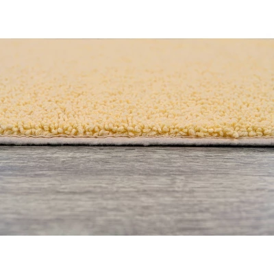 22"x60" Queen Cotton Washable Bath Rug Runner Yellow - Garland Rug - Image 3