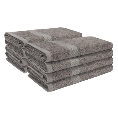 Eco-Friendly Absorbent 8-Piece Face Towel Set By Blue Nile Mills - Image 6