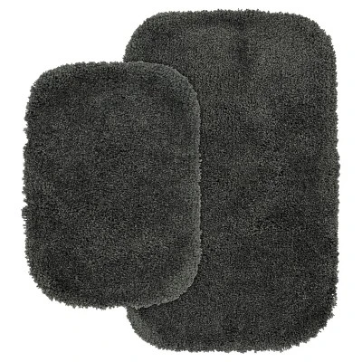 2pc Serendipity Shaggy Washable Nylon Bath Rug Set - Garland - Image 8