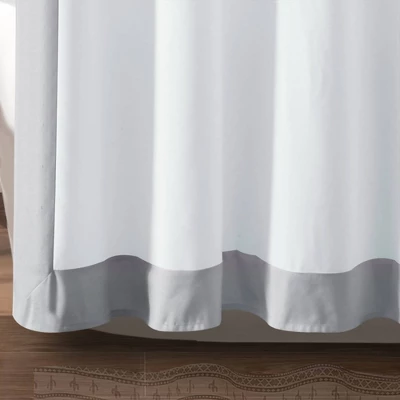 72"x72" Block Border Shower Curtain - Lush Décor - Image 3