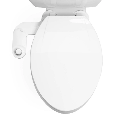 Simple Spa Eco Single Nozzle Ambient Bidet Attachment With Recycled Plastics Bathroom Hardware Set White - Brondell - Image 4