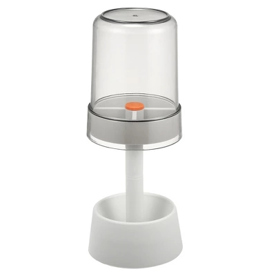 Unique Bargains Toothbrush Holder Stand With Cover With 3 Slots PP For Bathroom Pink 8.66''x2.99'' 1Pc - Image 9