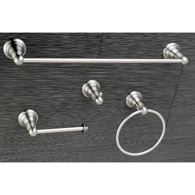 4pc American Classic Bathroom Accessory Set Brushed Nickel - Kingston Brass - Image 2