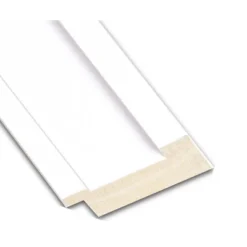 43" X 32" Non-Beveled Craftsman Wood Bathroom Wall Mirror White - Amanti Art