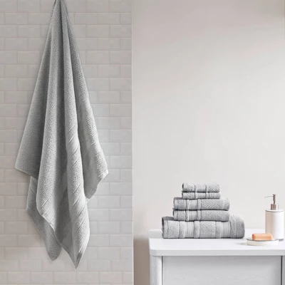 6pc Roman Super Soft Cotton Bath Towel Set
