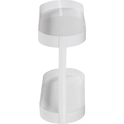 2 Tier Metal Bathroom Shelf White - Honey-Can-Do - Image 4