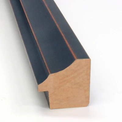 Amanti Art Dark Bronze Scoop Petite Bevel Wood Bathroom Wall Mirror 25.5 X 19.5 In. - Image 2