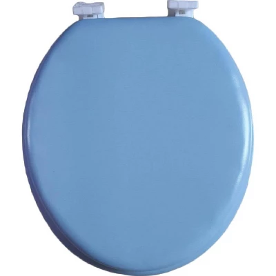 Soft Round Toilet Seat With Easy Clean & Change Hinge - J&V TEXTILES - Image 6