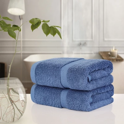 2 Pcs Cotton Absorbent Luxury Bath Towel Sets - PiccoCasa - Image 2