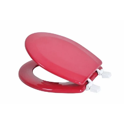 Round Wooden Toilet Seat With Beveled Edge - J&V TEXTILES - Image 4