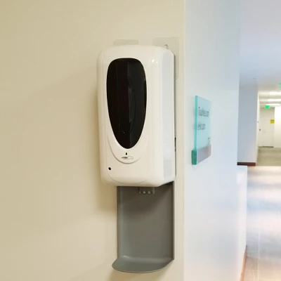 ITouchless Sensor Sanitizer Dispenser With Wall Mount, 1000 Ml Capacity, White - Image 3