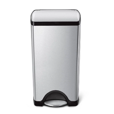 Simplehuman Rectangular Step Trash Can Brushed Stainless Steel - Image 7