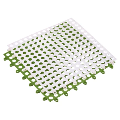 Unique Bargains Interlocking Cushion Non-Slip Drain Floor Tiles Mat For Yard Balcony Bathroom Pool - Image 5