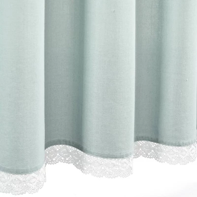 Rosalie Shower Curtain Blue - Lush Décor - Image 3