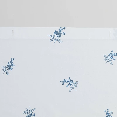 72"x72" Flora Shower Curtain Blue - Laura Ashley - Image 7