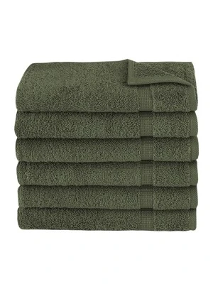 Classic Turkish Towels Royal Turkish Towels Villa Collection Hand Towel Pack Of 6 - Image 2