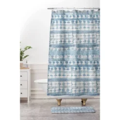 Alison Janssen Rustic Bath Mat Blue - Deny Designs