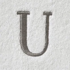 2pc Casual Monogram 'U' Hand Towels - SKL Home
