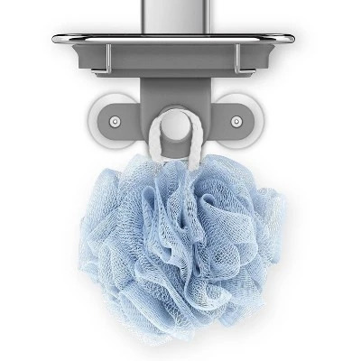 Simplehuman Over Door Shower Caddy Stainless Steel/Anodized Aluminum Silver - Image 3