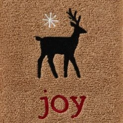 2pc Cozy Home Hand Towel Set Taupe - SKL Home