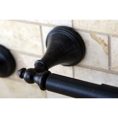 18"/24" Naples Towel Bar Bathroom Accessory Set Oil Rubbed Bronze - Kingston Brass - Image 2