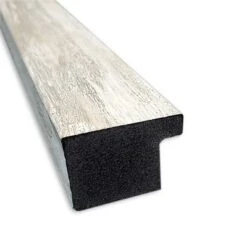 20" X 26" Non-Beveled Crackled Narrow Bathroom Wall Mirror Metallic Silver - Amanti Art