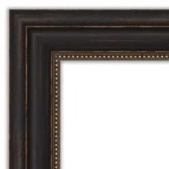 Amanti Art Accent Bronze Petite Bevel Bathroom Wall Mirror 29 X 23 In.