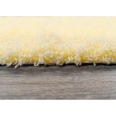 24"x40" Jazz Nylon Washable Bath Rug Yellow - Garland Rug - Image 3