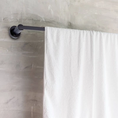 24" Eastport Contemporary Towel Bar Matte Black - Design House - Image 2