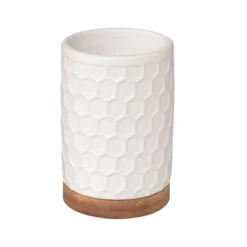 3pc Echo Bath Accessories Set White - 88 Main