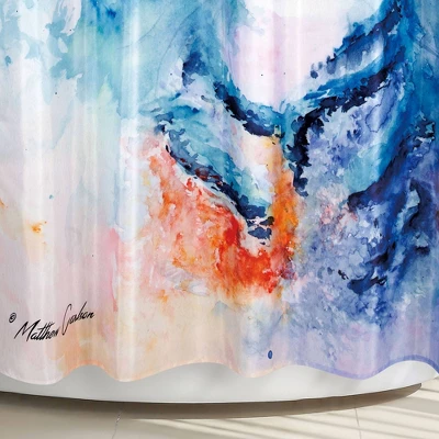 Water Kitten Shower Curtain - Allure Home Creations - Image 3