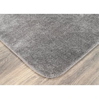 3pc Traditional Nylon Bathroom Rug Set Gray - Garland Rug - Image 5