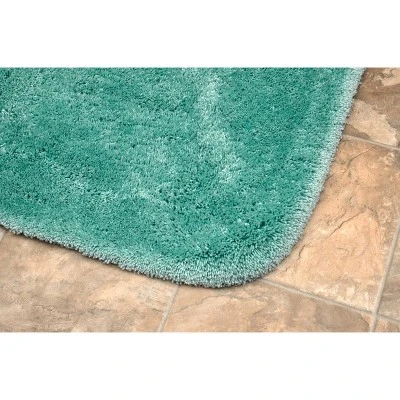 24"x40" Finest Ultra Luxury Plush Washable Bath Rug Sea Foam - Garland Rug - Image 4