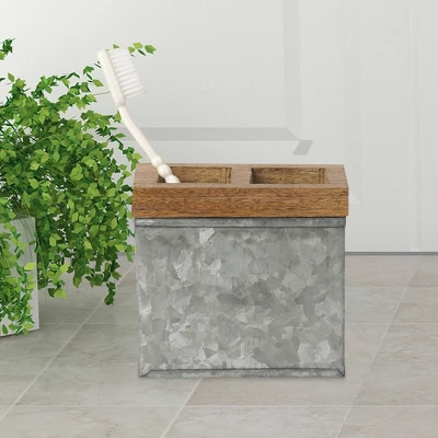 Confetti Collection Toothbrush Holder - Nu Steel - Image 2